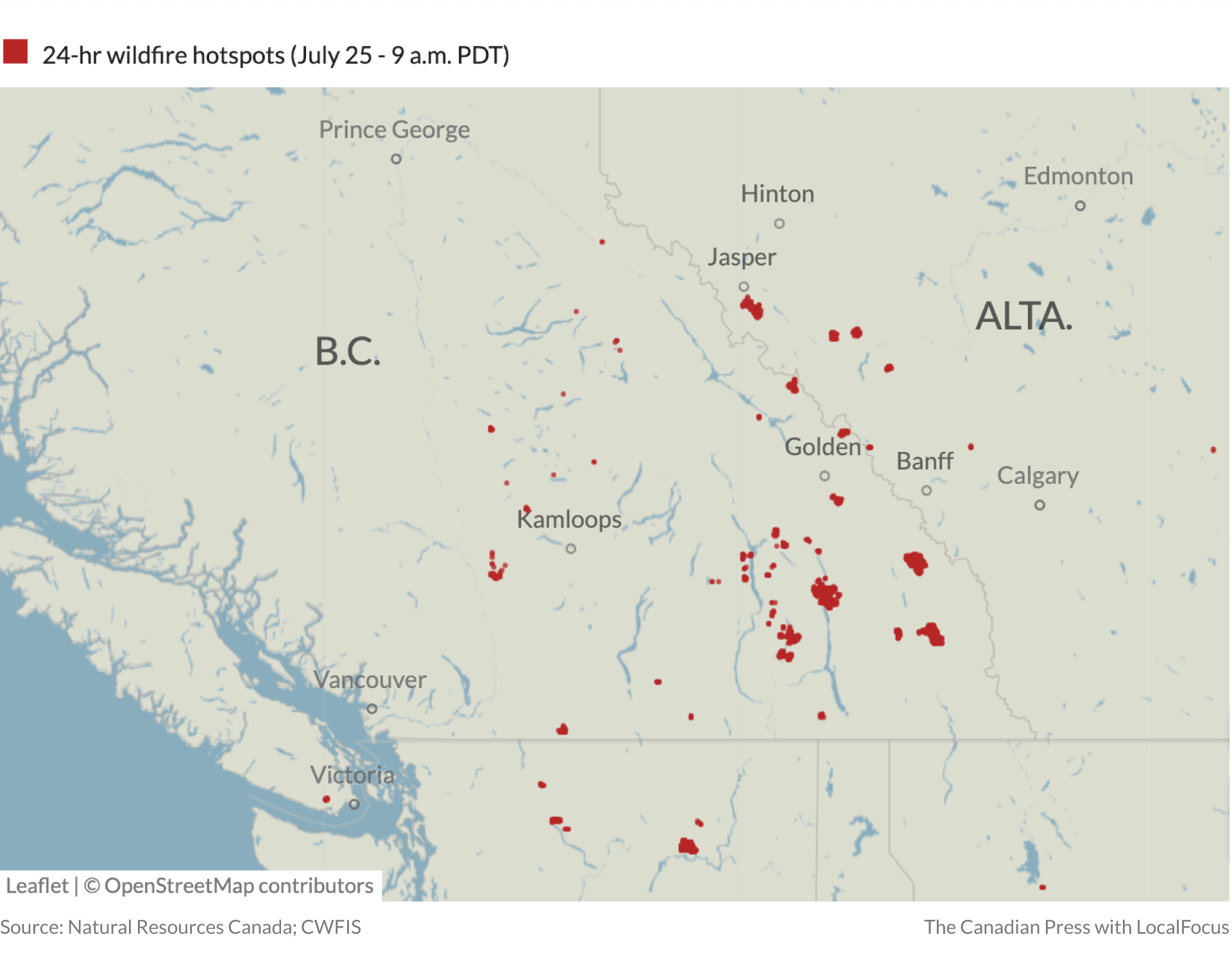 B.C. wildfires