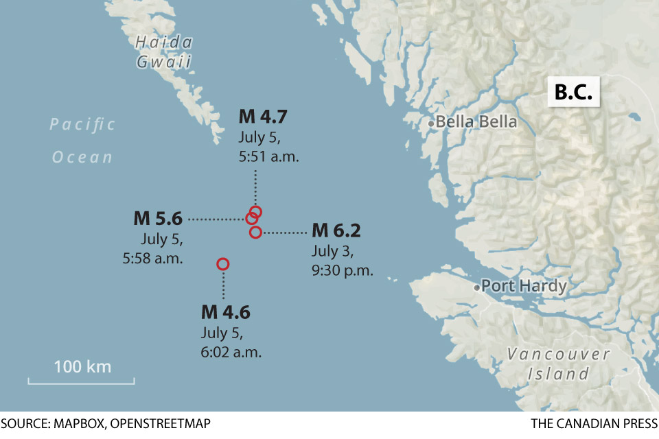 B.C. QUAKES