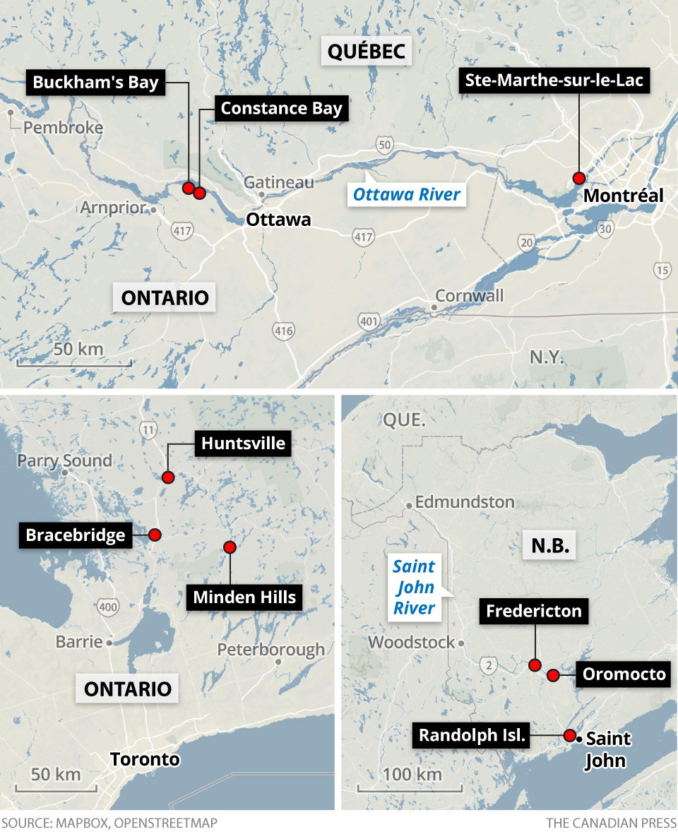 FLOODING IN EASTERN CANADA