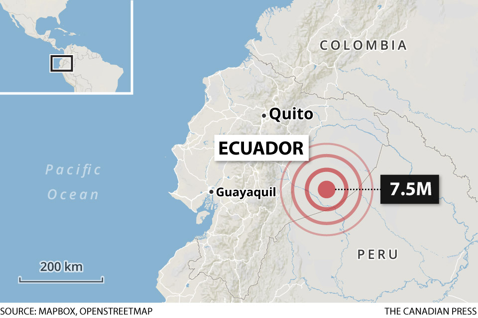 ECUADOR EARTHQUAKE