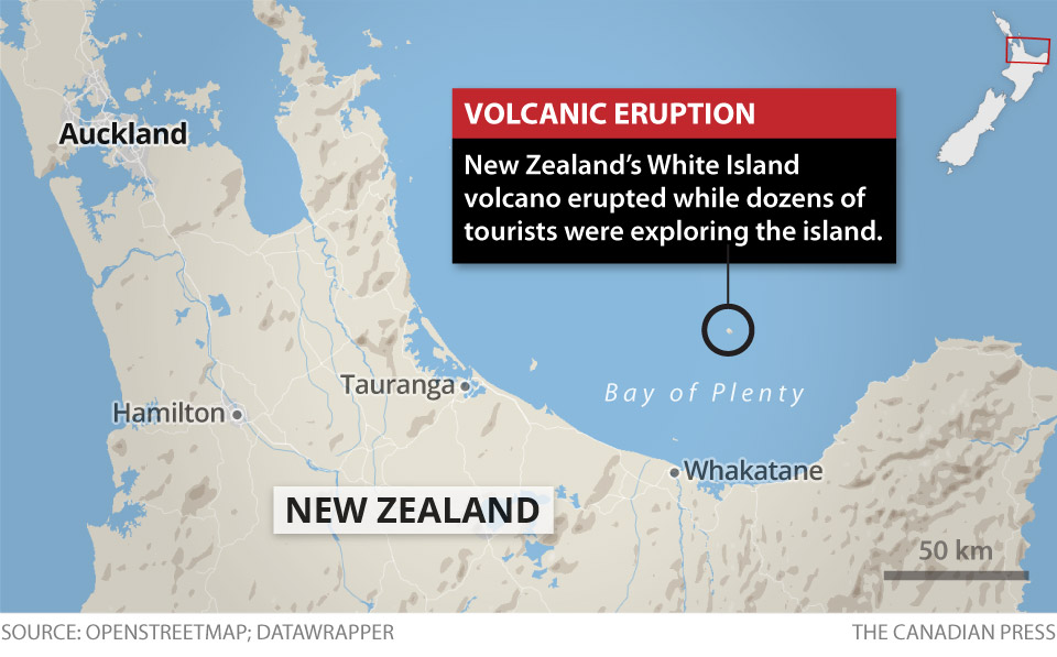 NEW ZEALAND VOLCANO ERUPTION