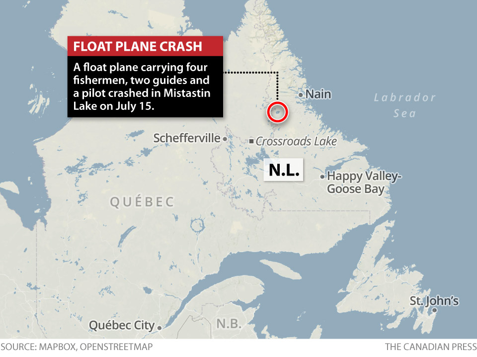 LABRADOR FLOAT PLANE CRASH